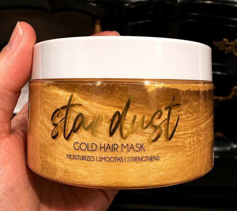 Le Chic Stardust Gold Hair Mask Moisturizes Smooths Strengthens